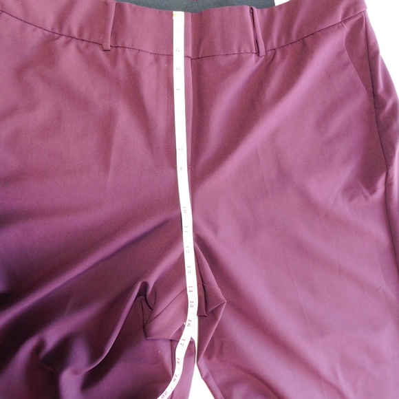 NWT Lane Bryant Perfect Drape High-Rise Wide Leg Pant - Size 18, Burgundy - Picture 2 of 10